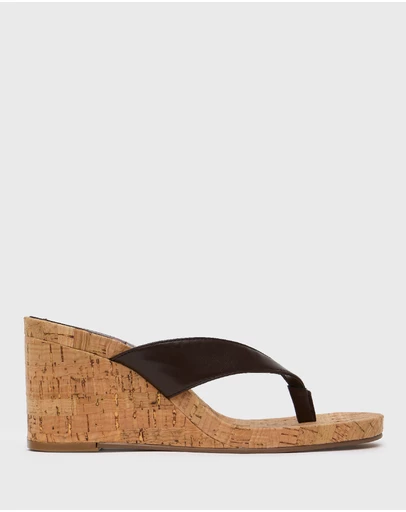 Betts - Sable 2 Thong Wedge Sandals