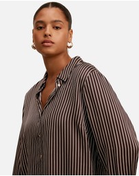 Forever New Curve - Coco Curve Satin Shirt