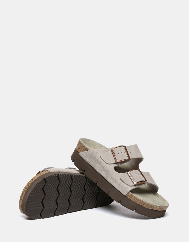 EVERAU - EverAU Ugg Sandal Platform Cow Suede Upper Sandals