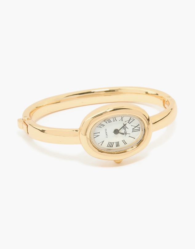 Lovisa - Gold Oval Bangle Watch