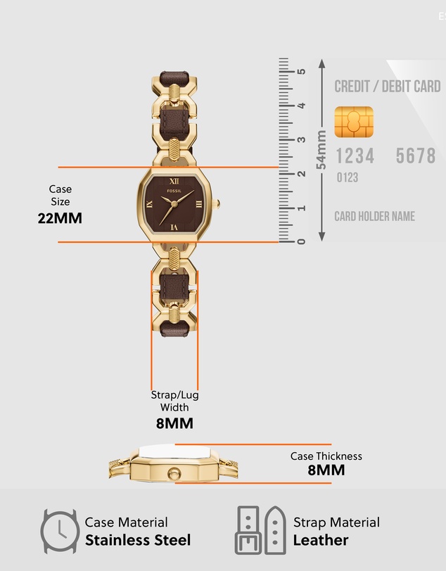 Fossil - Harlow Two Tone Analogue Watch