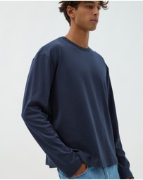 AERE - Relaxed Long Sleeve Cotton Tee