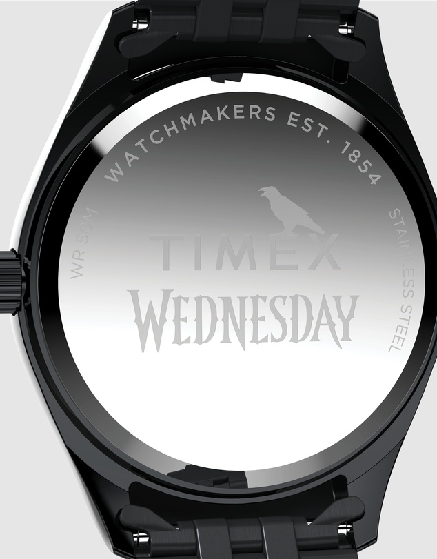 TIMEX - Timex x Wednesday Timex Legacy 36mm Stainless Steel Bracelet Watch