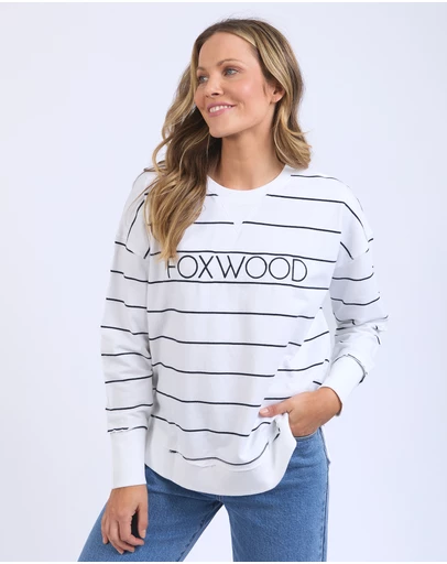 Foxwood - Classic Stripe Simplified Crew