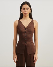 Atmos&Here - Junia V-Neck Strappy Vest