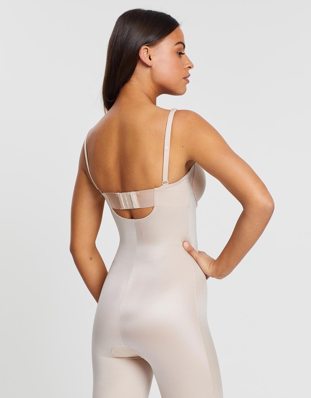 Spanx - SPANXshape™ Suit Your Fancy Strapless Cupped Mid-Thigh Bodysuit