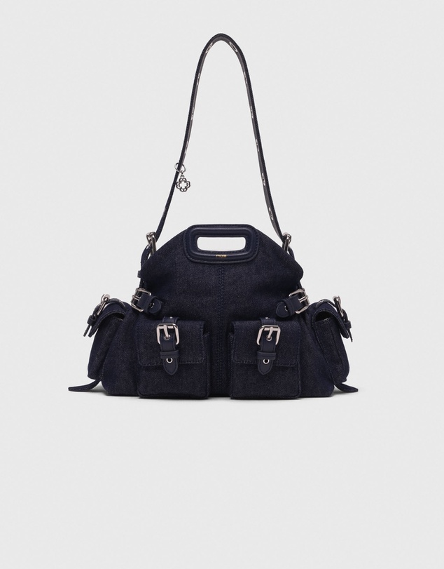 Maje - Miss M Pockets Denim Handbag
