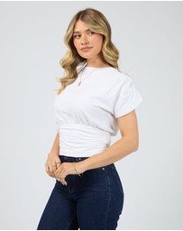 All About Eve - Aae Halle Tee White
