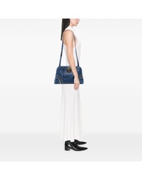 Pre-Loved by Azura Reborn - Pre-Loved Studded Saffiano Cuir Promenade Satchel