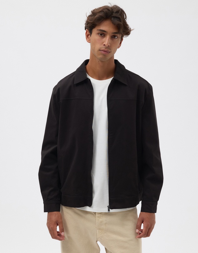 AERE - Organic Cotton Twill Trucker Jacket