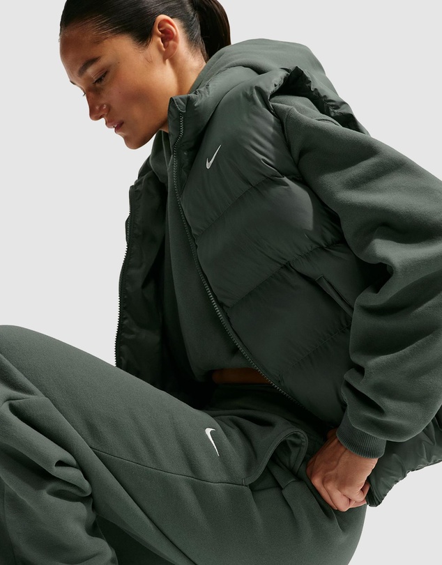 Nike - Studio Fleece Medium Weight High-Rise Oversized Cuffed Pants