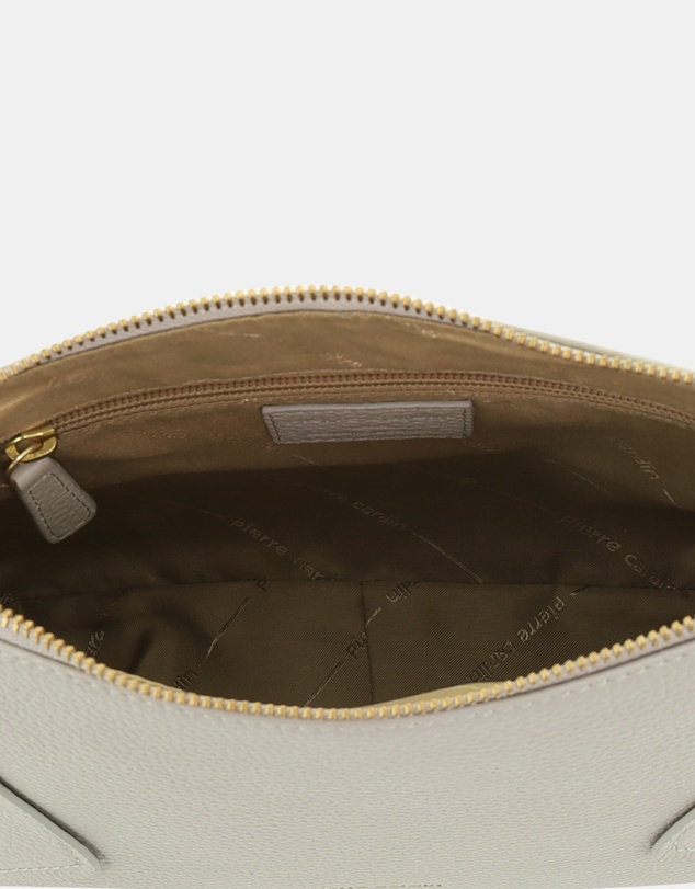 Pierre Cardin - Pierre Cardin Genuine Leather Soft Pebbled Crossbody Bag