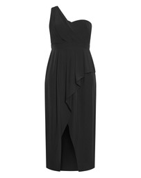 City Chic - Allure One Shoulder Maxi Dress
