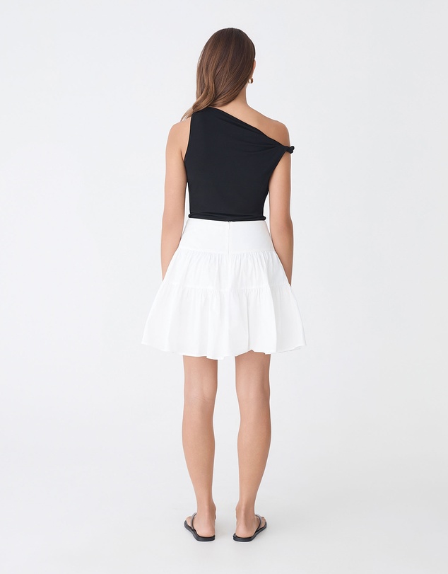 Forcast - Montana Tiered Mini Skirt