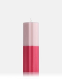 XRJ Celebrations - Pillar Two-Tone Sweet Valentine Candle
