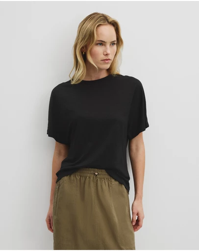 Country Road - Linen Dolman T-shirt