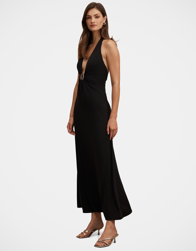 Forever New - Behati Jersey Halter Neck Midi Dress