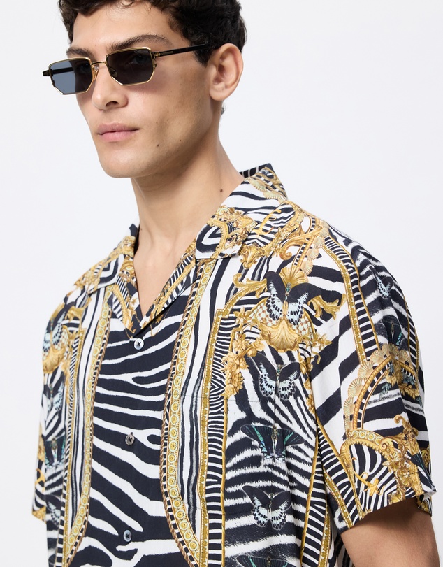 Camilla - Short Sleeve Camp Collared Shirt
