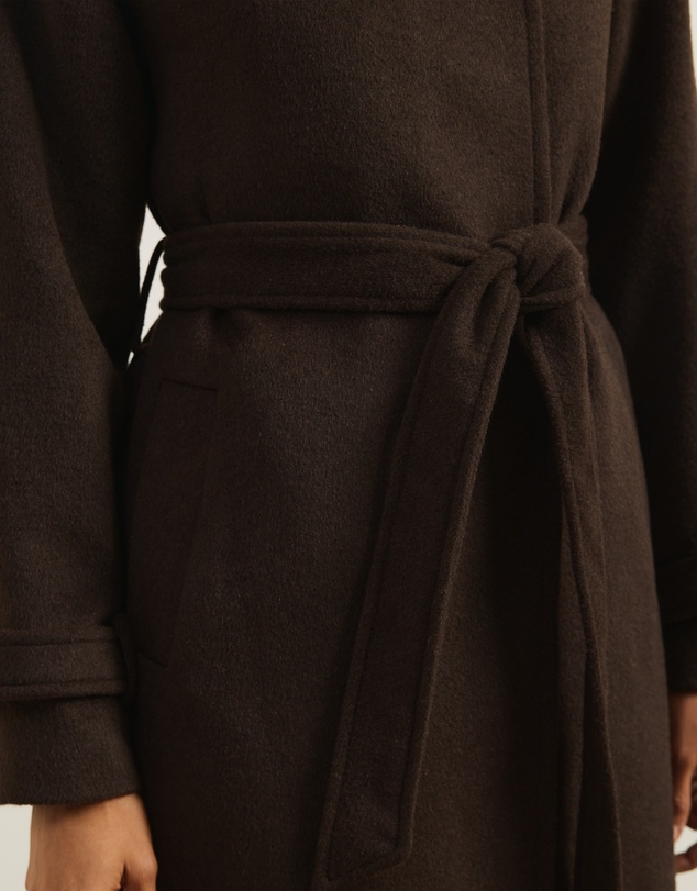 Atmos&Here - Nicky Wool Blend Funnel Neck Coat