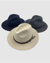 Jacaru - Jacaru 1847 Outback Fedora Hat -