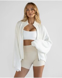 Leelo Active - Knit Bomber Jacket