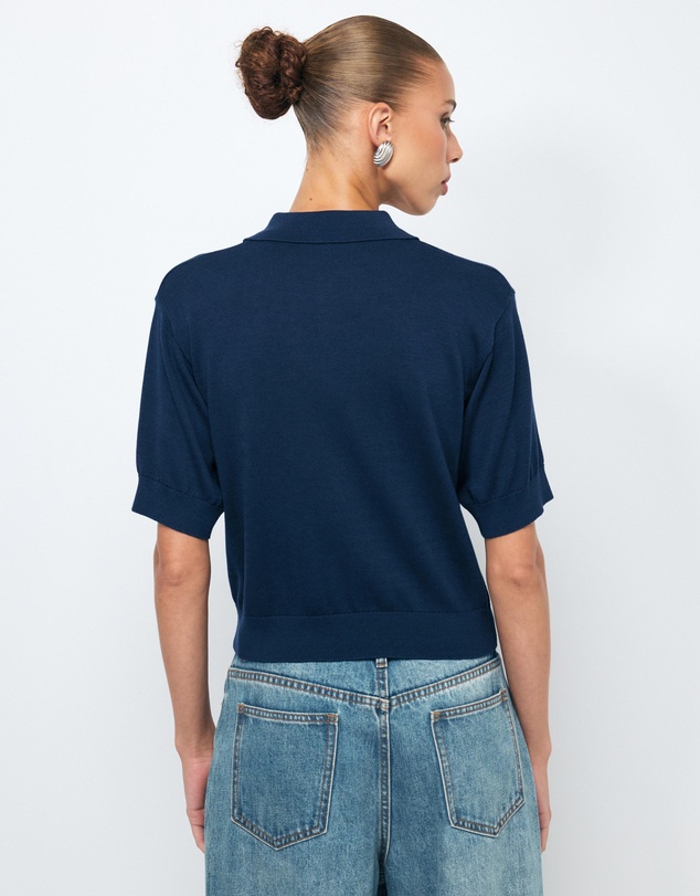 AERE - Abbey SS Knit Polo