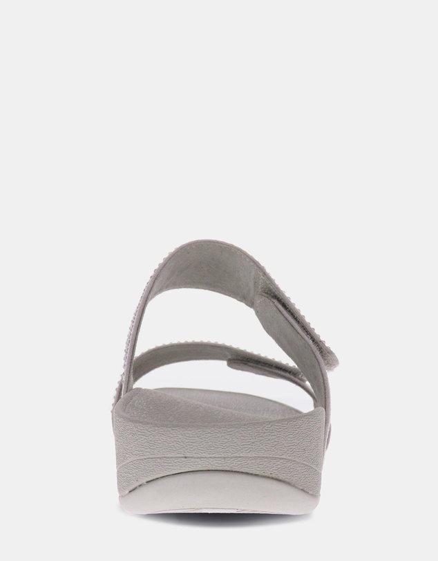 Mia Vita - Avoca Slide Sandal - Silver Rhinestone
