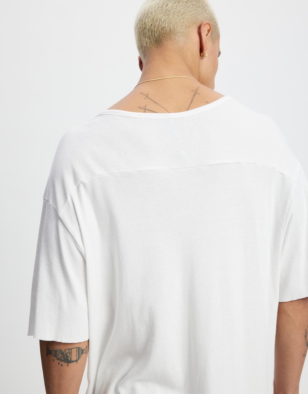 Surrounded By Ghosts - The Arsenic Relaxed Rib Knit Long Tail T-Shirt