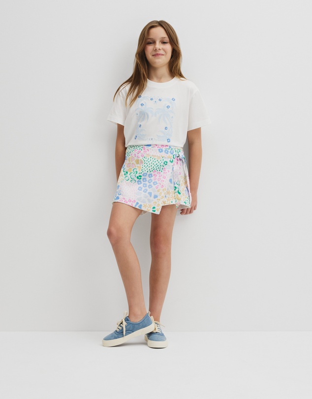 Country Road - Teen Print Wrap Skort