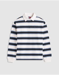 Tommy Jeans - Relaxed Sflag Stripe Rugby Polo