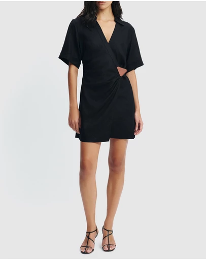 Aje Studio - Corine Wrap Mini Dress - ICONIC EXCLUSIVE