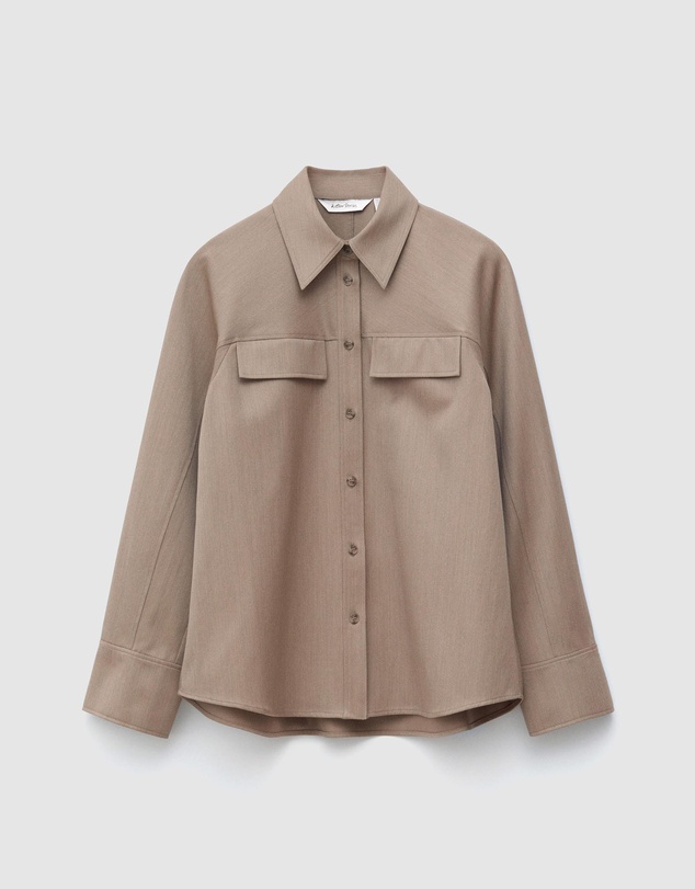 & Other Stories - Structured Wool-Cotton Shirt