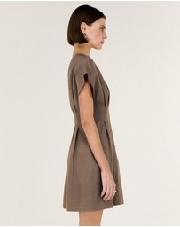 Staple the Label - Evian Deep V Mini Dress