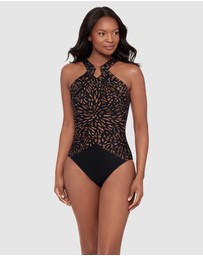 Miraclesuit Swimwear  - Costa D'Oro Aphrodite High Neck Shaping Swimsuit