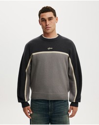 Cotton On - Panelled Crew Knit