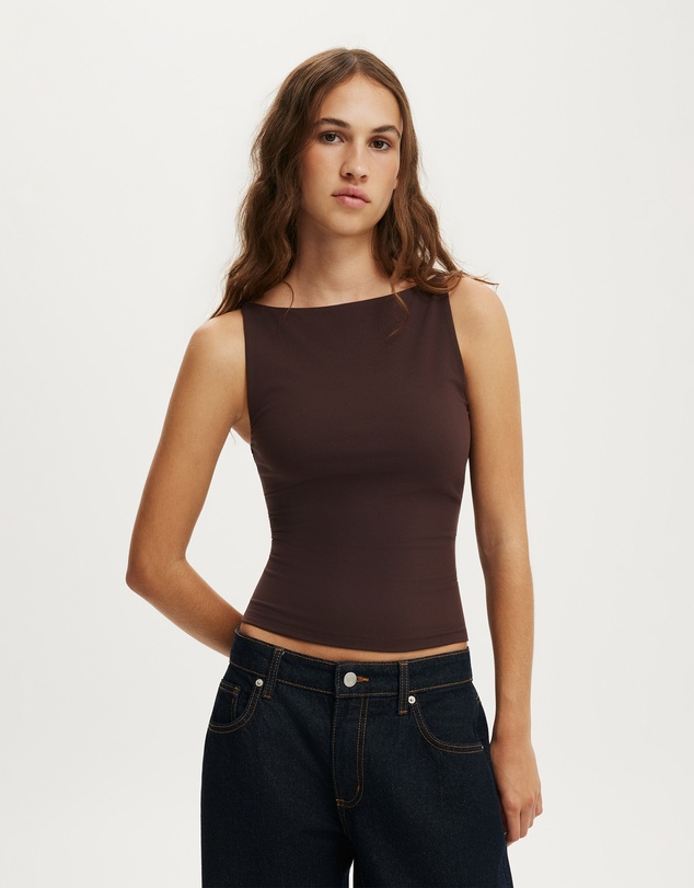 Cotton On - Hold Me High Neck Cami