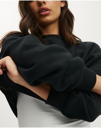 Cotton On Body Active - Plush Cropped Crew Sweat