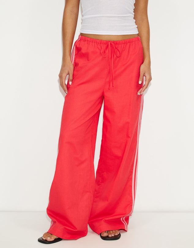 Dazie - Aloe Stripe Linen Blend Pants