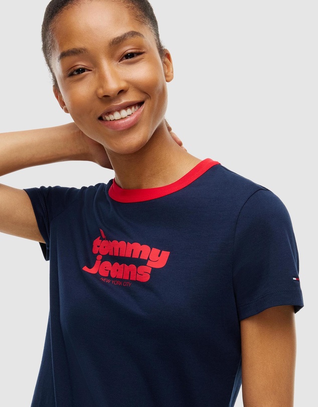 Tommy Jeans - Regular Novelty Ringer Tee