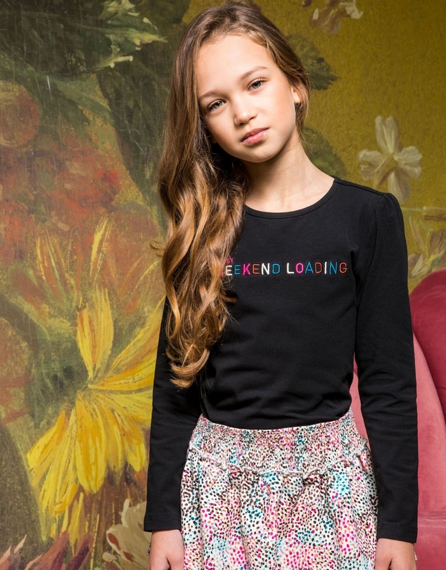B.Nosy - Long Sleeve Tee With Artwork - Kids-Teens