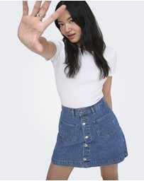 ONLY - Amazing Denim Mini Skirt