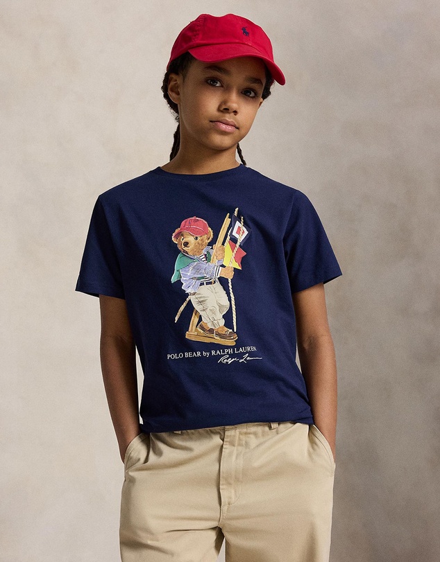 Polo Ralph Lauren - Polo Bear Cotton Jersey Tee - Teens