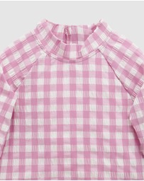 Purebaby - Printed Long Sleeve Rashie Set Swim -Kids-Babies