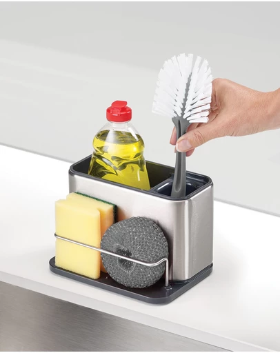 Joseph Joseph - Surface™ Stainless Steel Sink Area Oganiser (Grey)