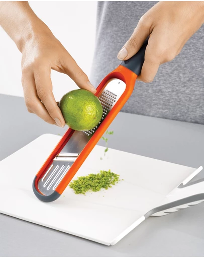 Joseph Joseph - Handi-Grate™ 2-in-1 Mini Grater & Slicer (Orange)
