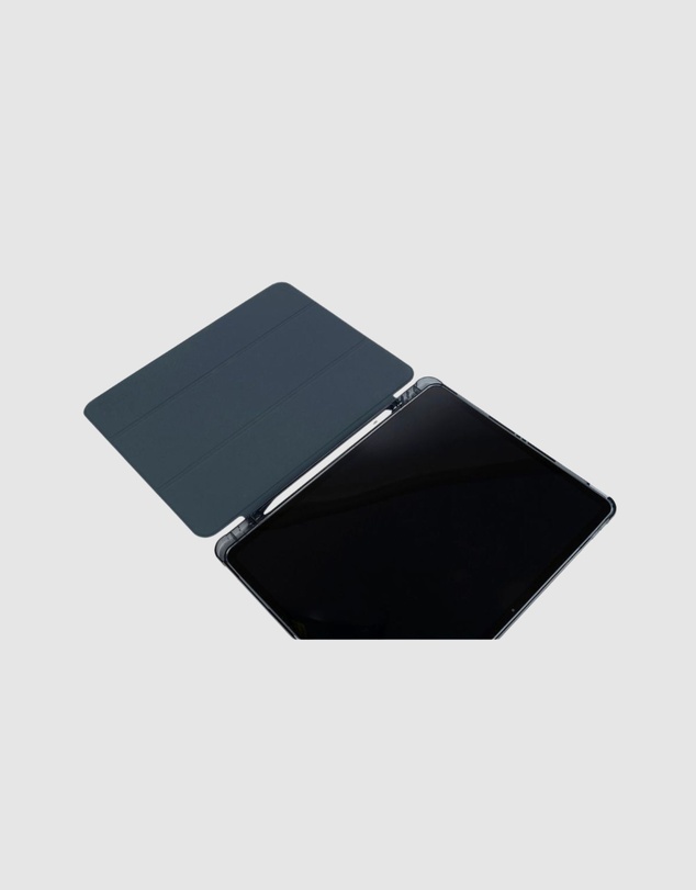 Tucano - Tucano Satin Folio Case Dark Blue for iPad Air 13 Inch M2 2024 with Pencil Holder and Stand