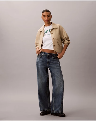 Calvin Klein Jeans - Twisted Low Rise Baggy Jeans