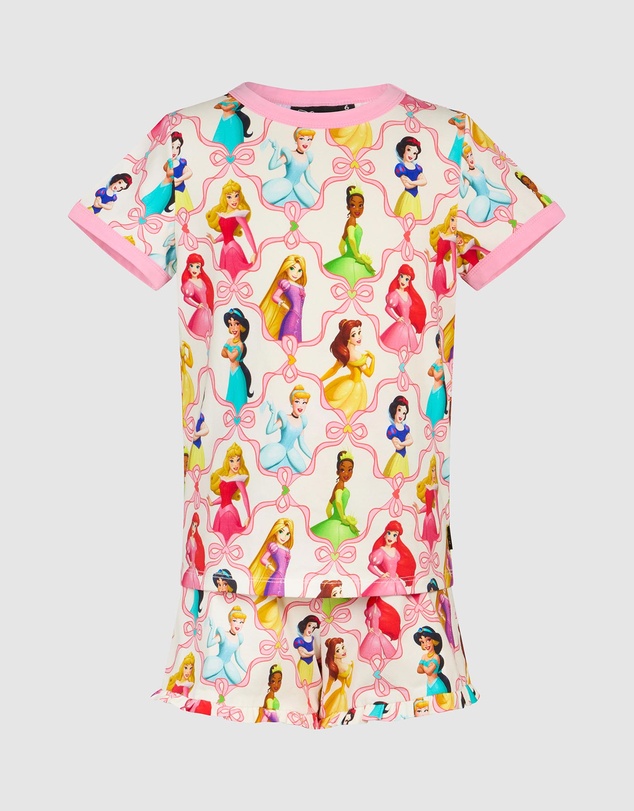 Rock Your Kid - Disney Princess Bow Short Pyjama Set - ICONIC EXCLUSIVE - Kids-Teens