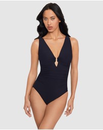 Magicsuit - Marquis Kristi Plunge One-Piece Shaping Swimsuit