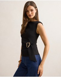 Forever New - Serena Hardwear Detail Top